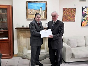 On presentation of copies of credentials