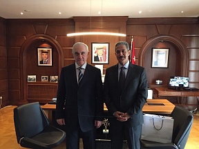 Ambassador Murat Ziazikov met with the Dean of the diplomatic corps, Ambassador of Jordan Mohamad El-Fayez