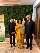 Ambassador Murat Ziazikov attends reception on the occasion of the Indian National Day